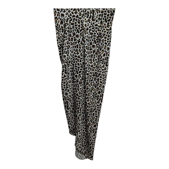 Yigal Azrouel Dress Womens size 6 Knot Front Slit Stretch Sleeveless Ruched Anim - Picture 6 of 9